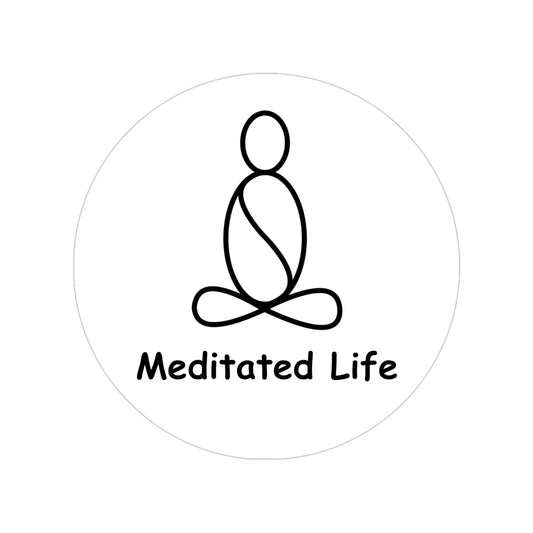 Meditated Life Car Decal